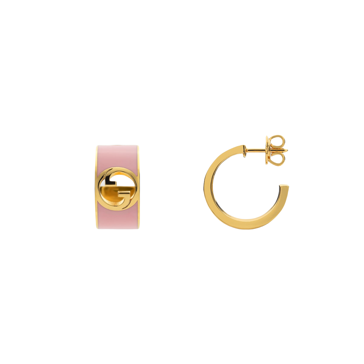 GGE029 GG Blondie enamel hoop earrings - ccjewelryacc