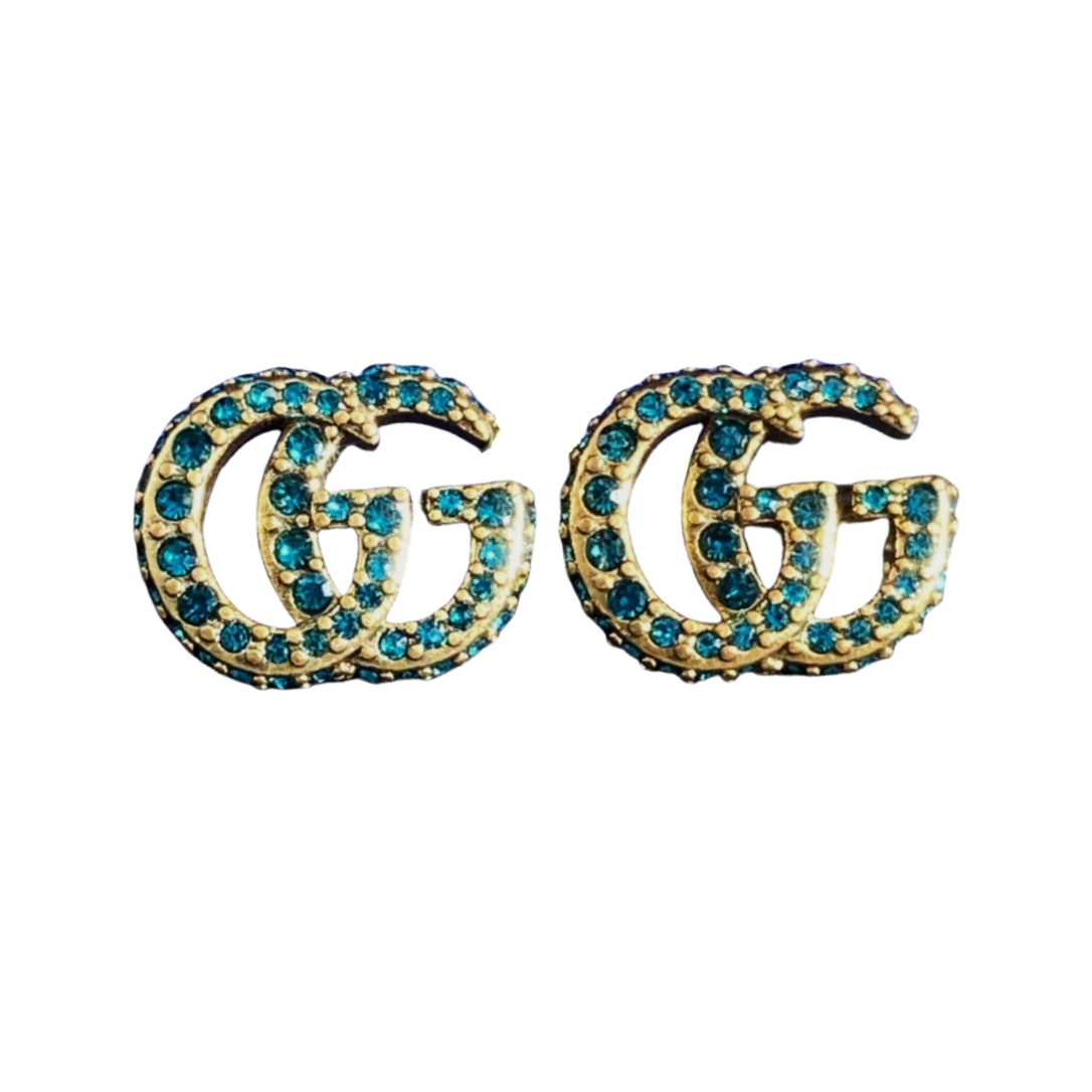 GGE143 GG Marmont crystal earrings - ccjewelryacc