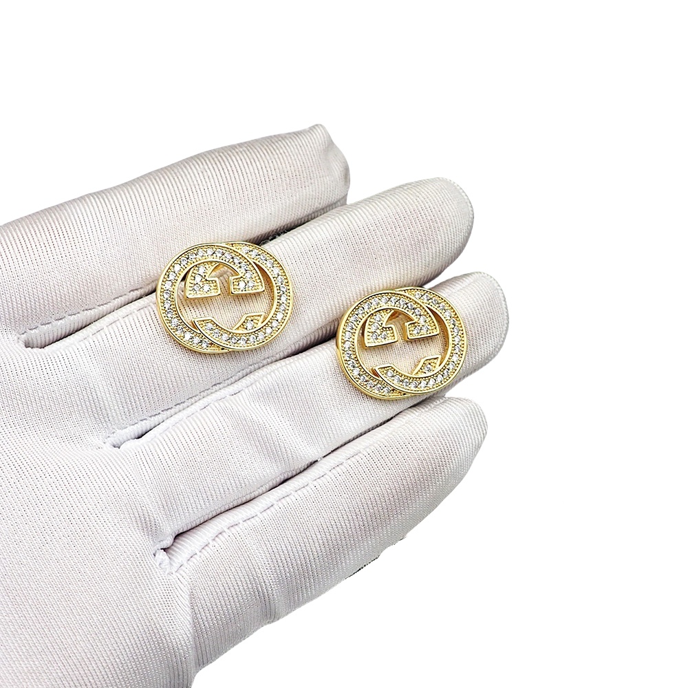 GGE034 GG Marmont crystal earrings - ccjewelryacc