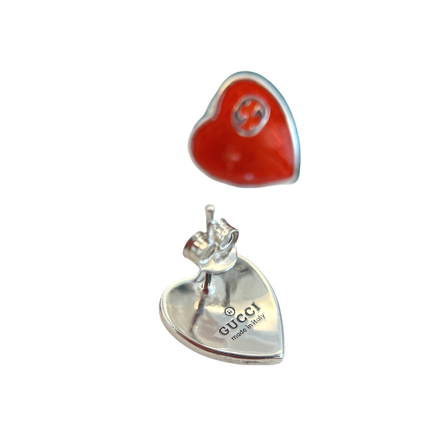 GGE026 GG Heart earring - ccjewelryacc