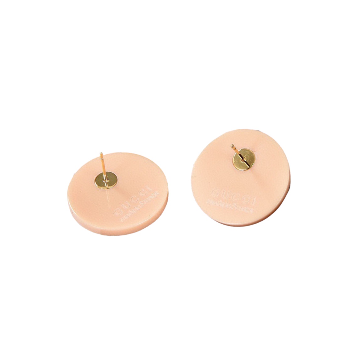 GGE032 GG resin stud earring - ccjewelryacc