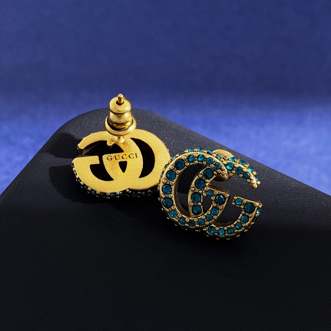 GGE143 GG Marmont crystal earrings - ccjewelryacc