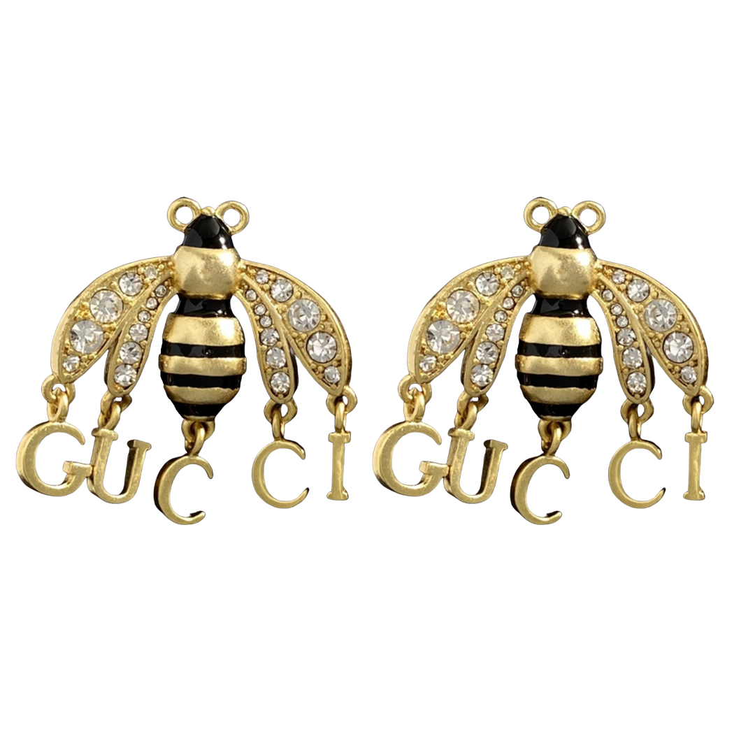 GGE051 GG bumble bee earrings - ccjewelryacc