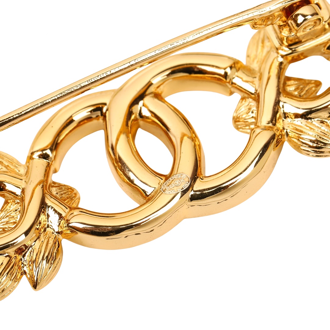 BCB072 CC wheat brooches in metal and crystal - ccjewelryacc