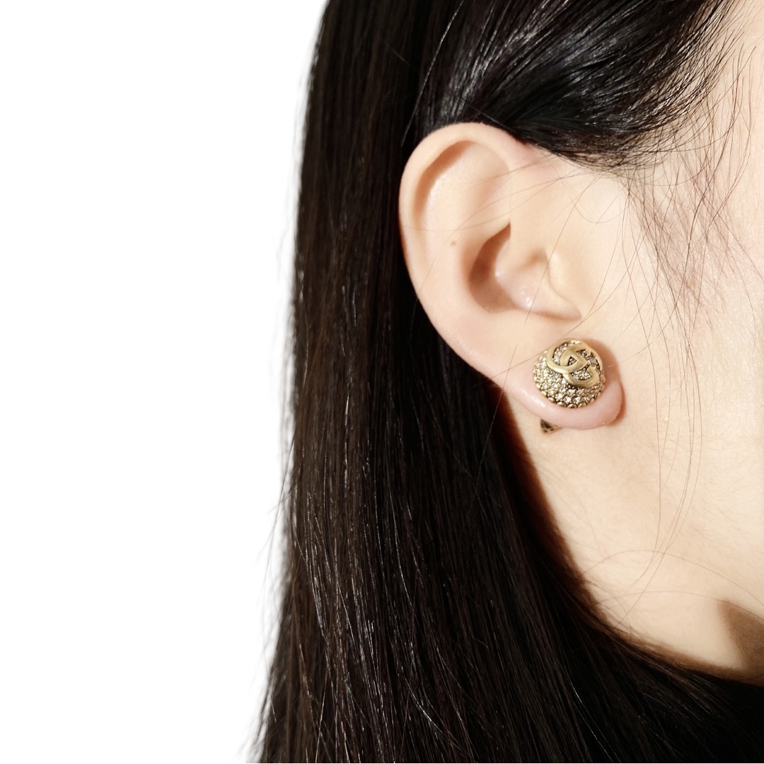 GGE045 GG ice cream cone earrings - ccjewelryacc