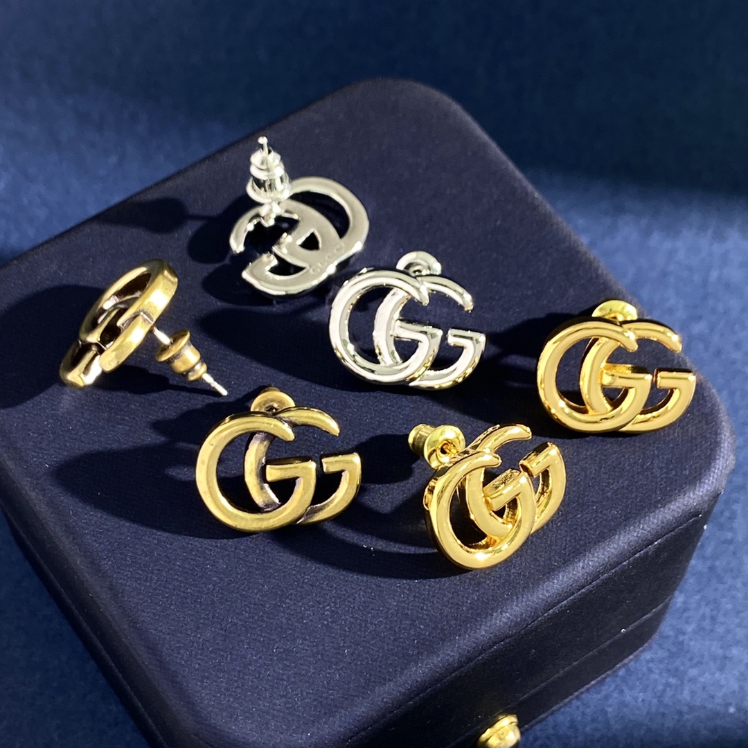 GGE001 GG Stud earrings - ccjewelryacc
