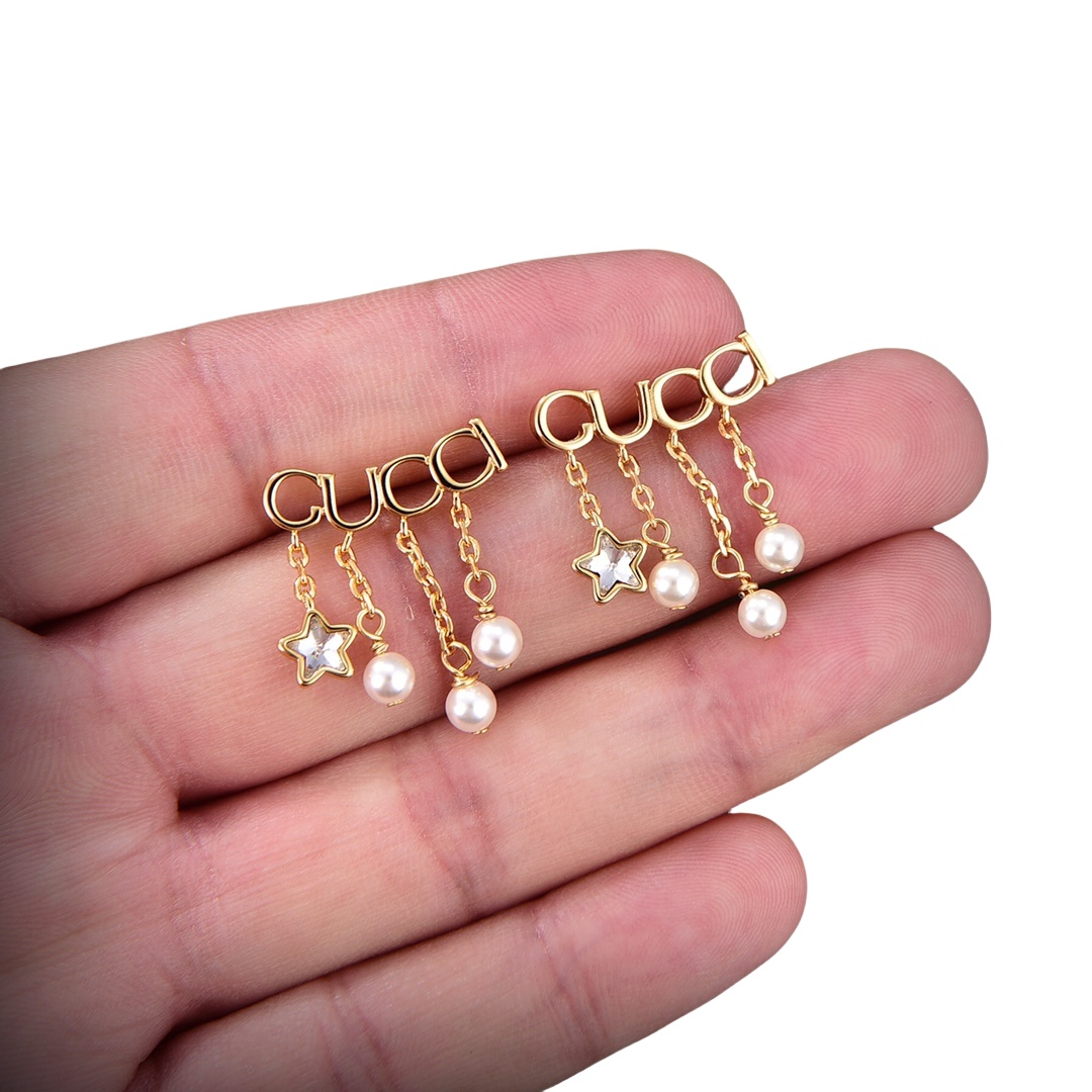 GGE106 GGG Letter earring - ccjewelryacc