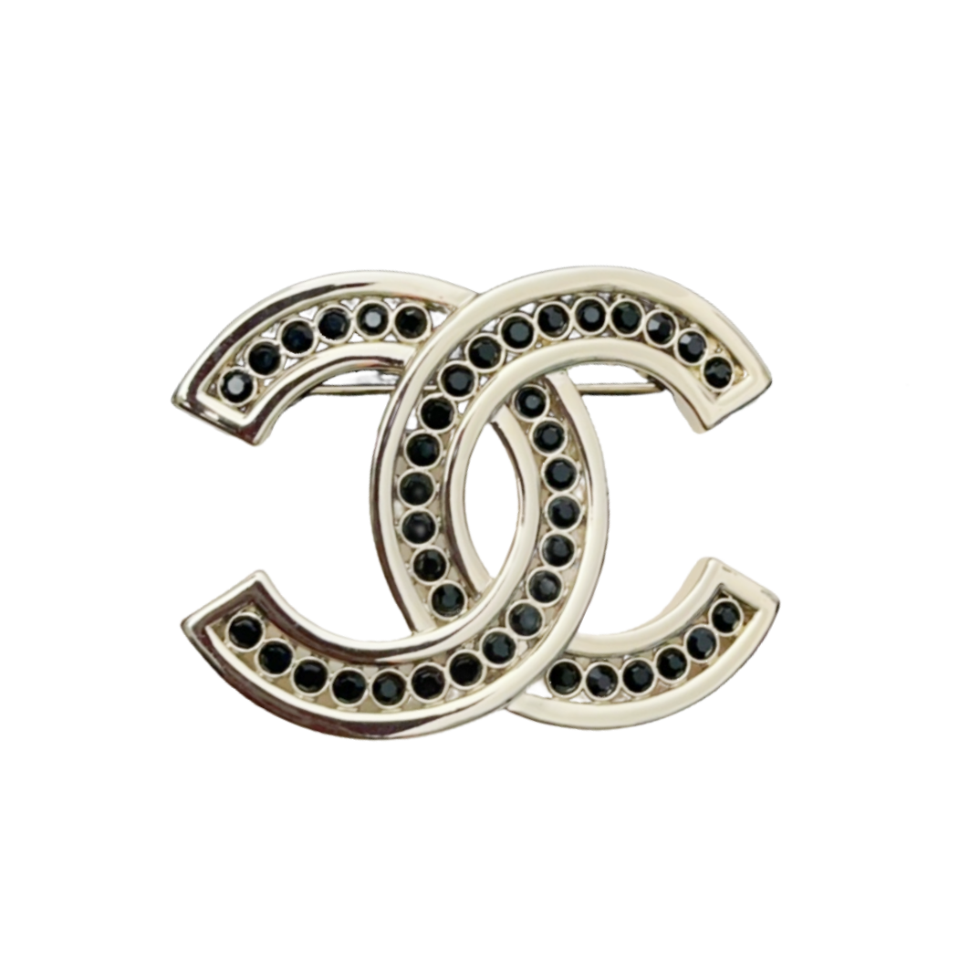 BCB074 CC Crystal brooch pin - ccjewelryacc