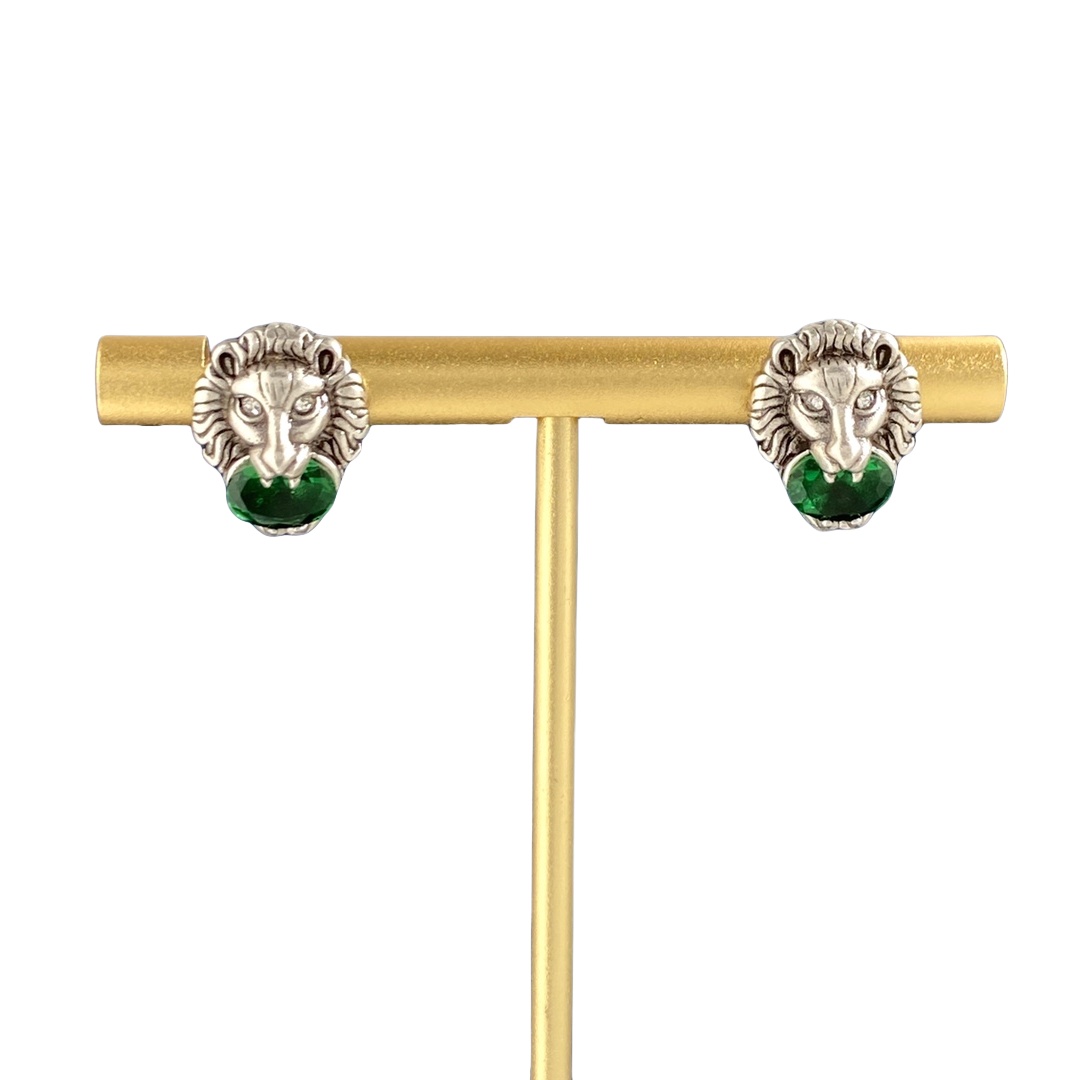 GGE100 GG Lion stud earring - ccjewelryacc