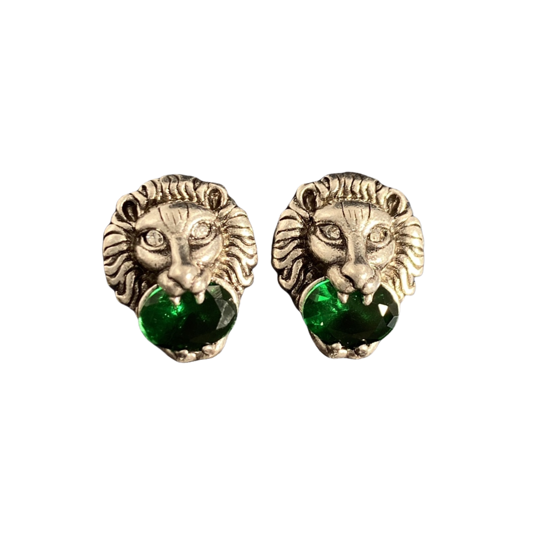 GGE100 GG Lion stud earring - ccjewelryacc