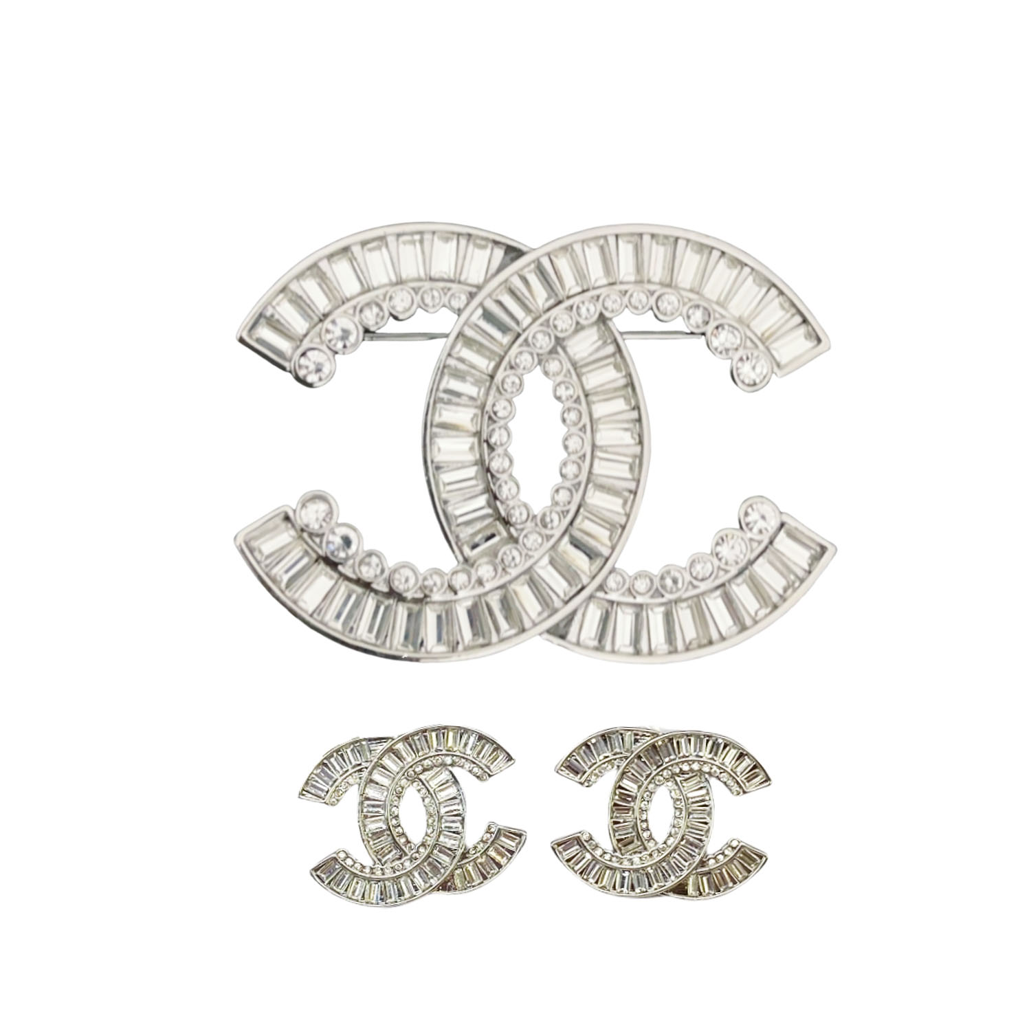 BCB076 CC crystal brooch - ccjewelryacc