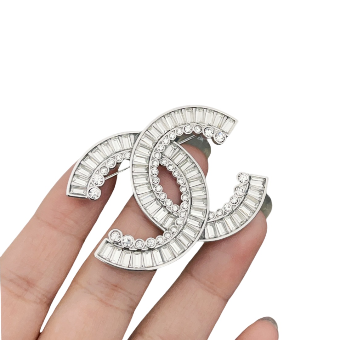 BCB076 CC crystal brooch - ccjewelryacc