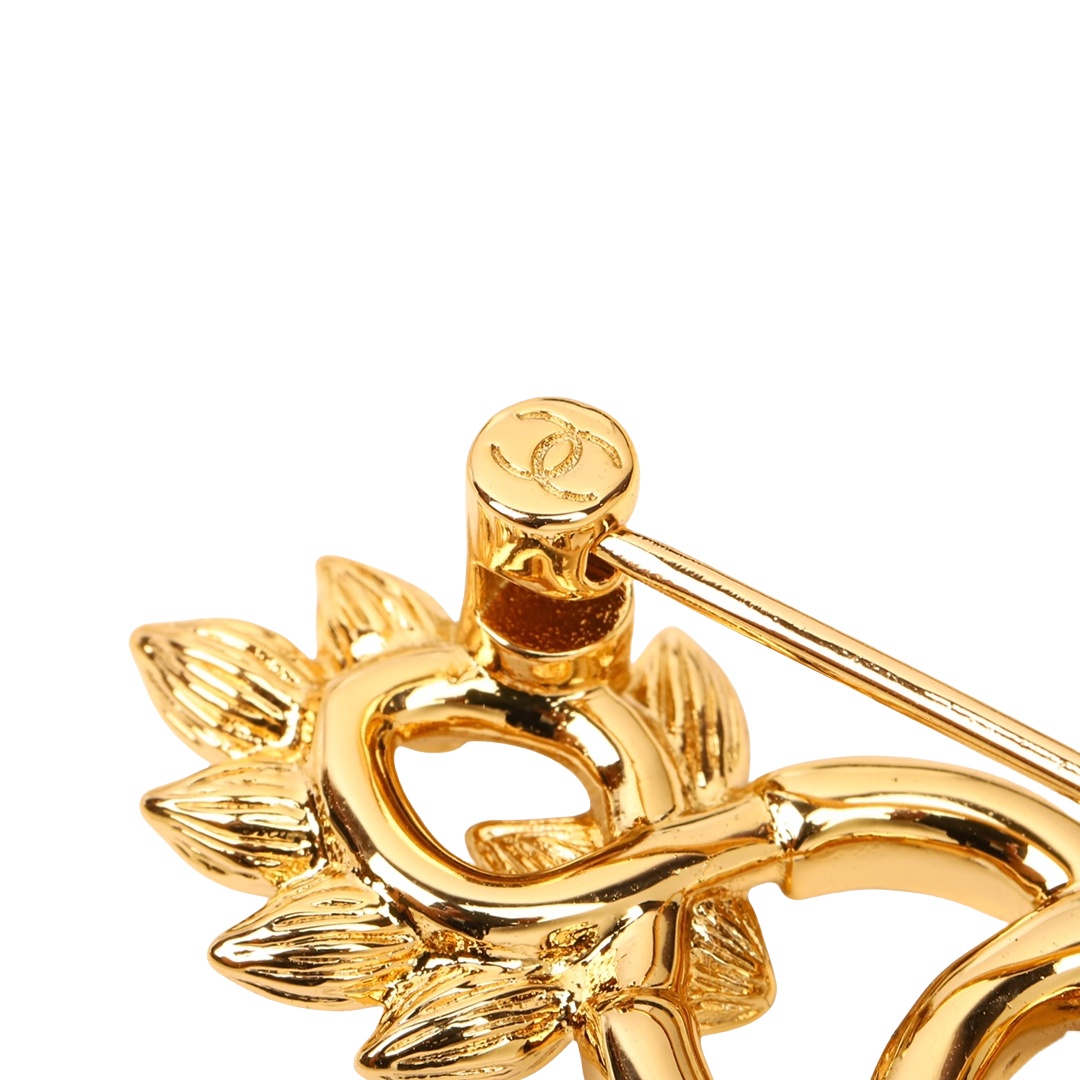 BCB072 CC wheat brooches in metal and crystal - ccjewelryacc