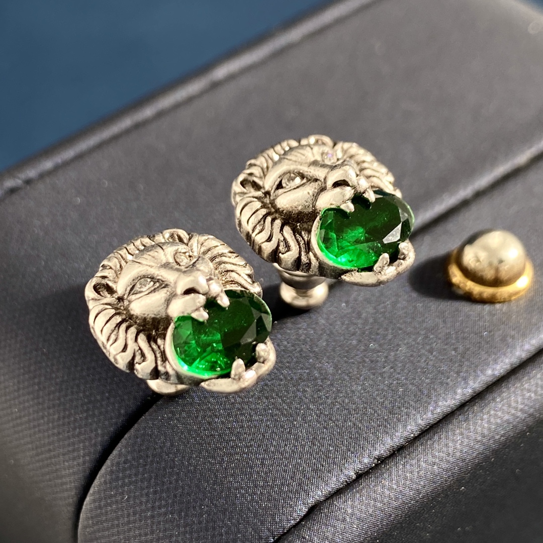 GGE100 GG Lion stud earring - ccjewelryacc