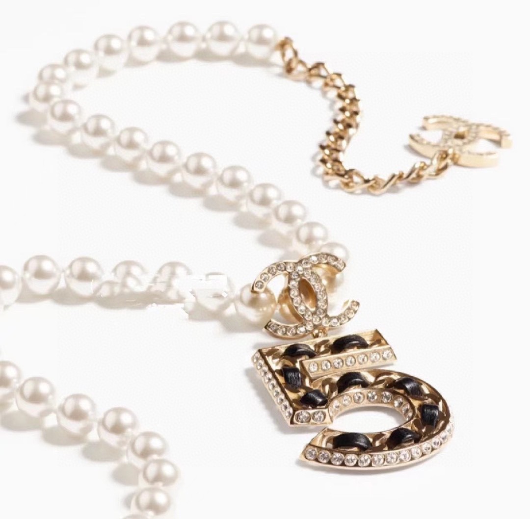 CCN013 Number 5 series cc jewelry set cc Stud earring, drop earring,cc Necklace, cc sweater chain, - ccjewelryacc