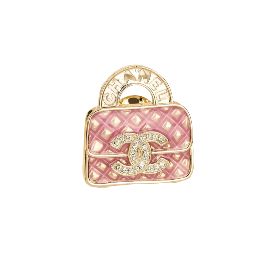 BCB088 24S CC enamel bag brooch Pin - ccjewelryacc