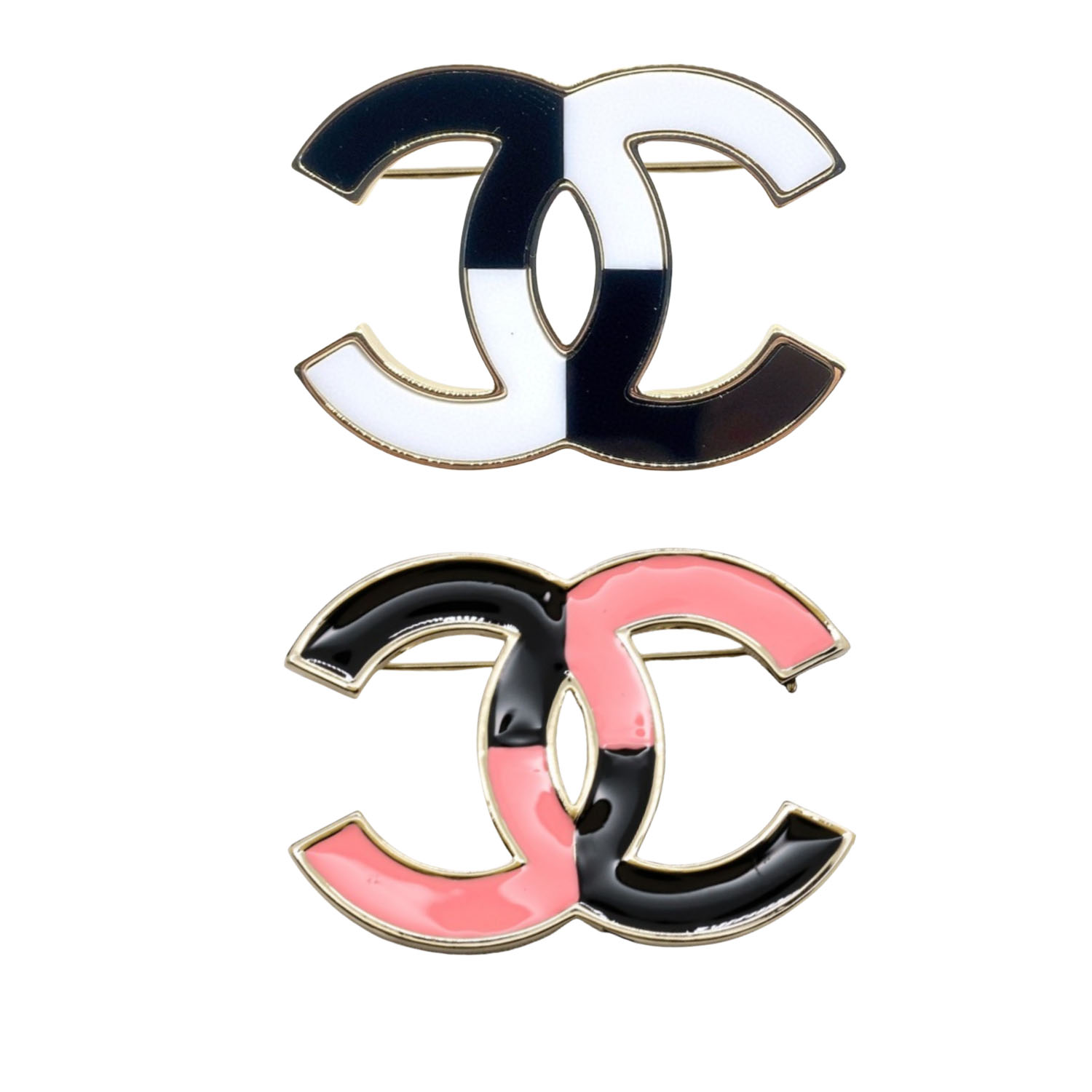 BCB086 CC enamel brooch - ccjewelryacc