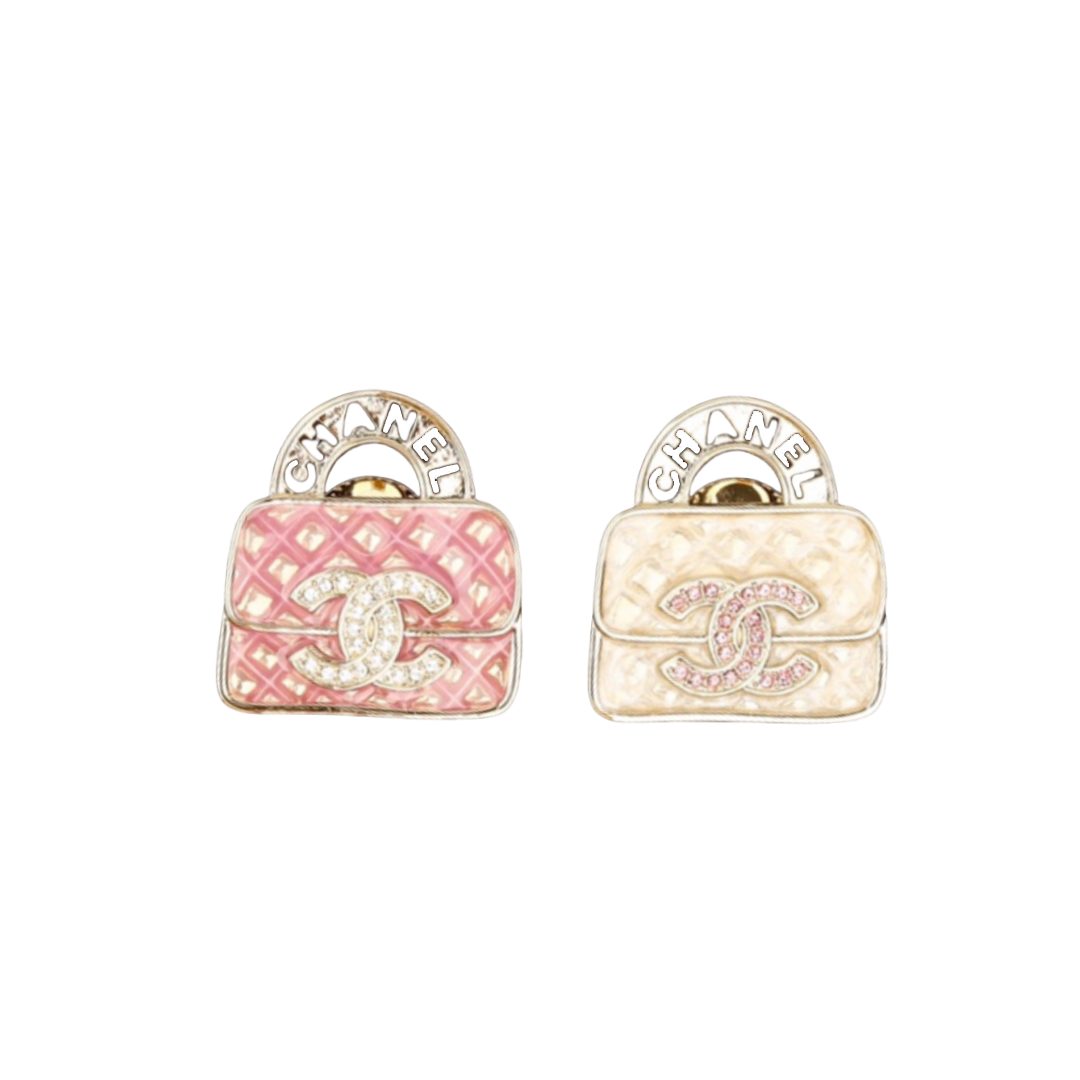 BCB088 24S CC enamel bag brooch Pin - ccjewelryacc