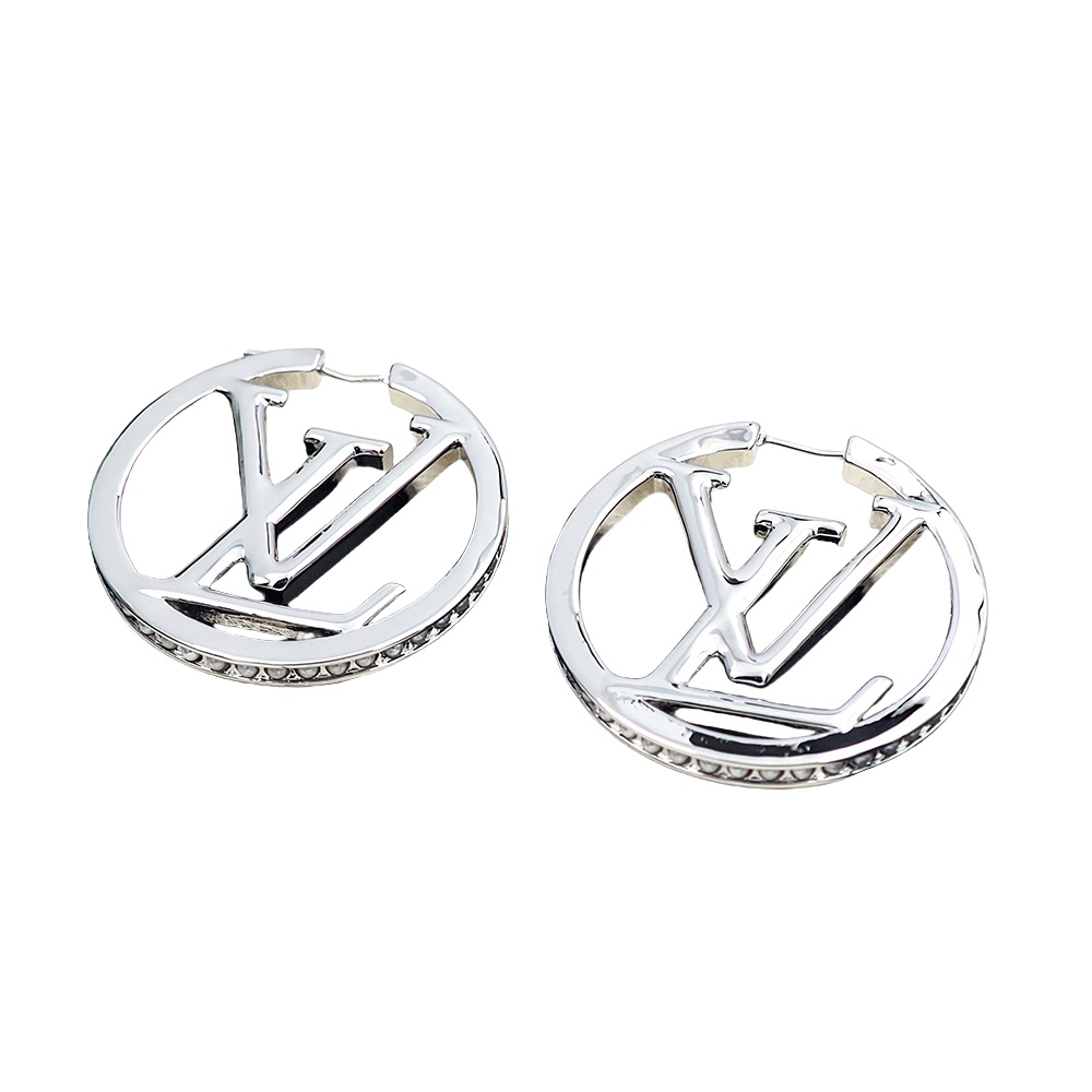 LVE061M 3.5mm Metal pearls hoop VL PM Earrings - ccjewelryacc