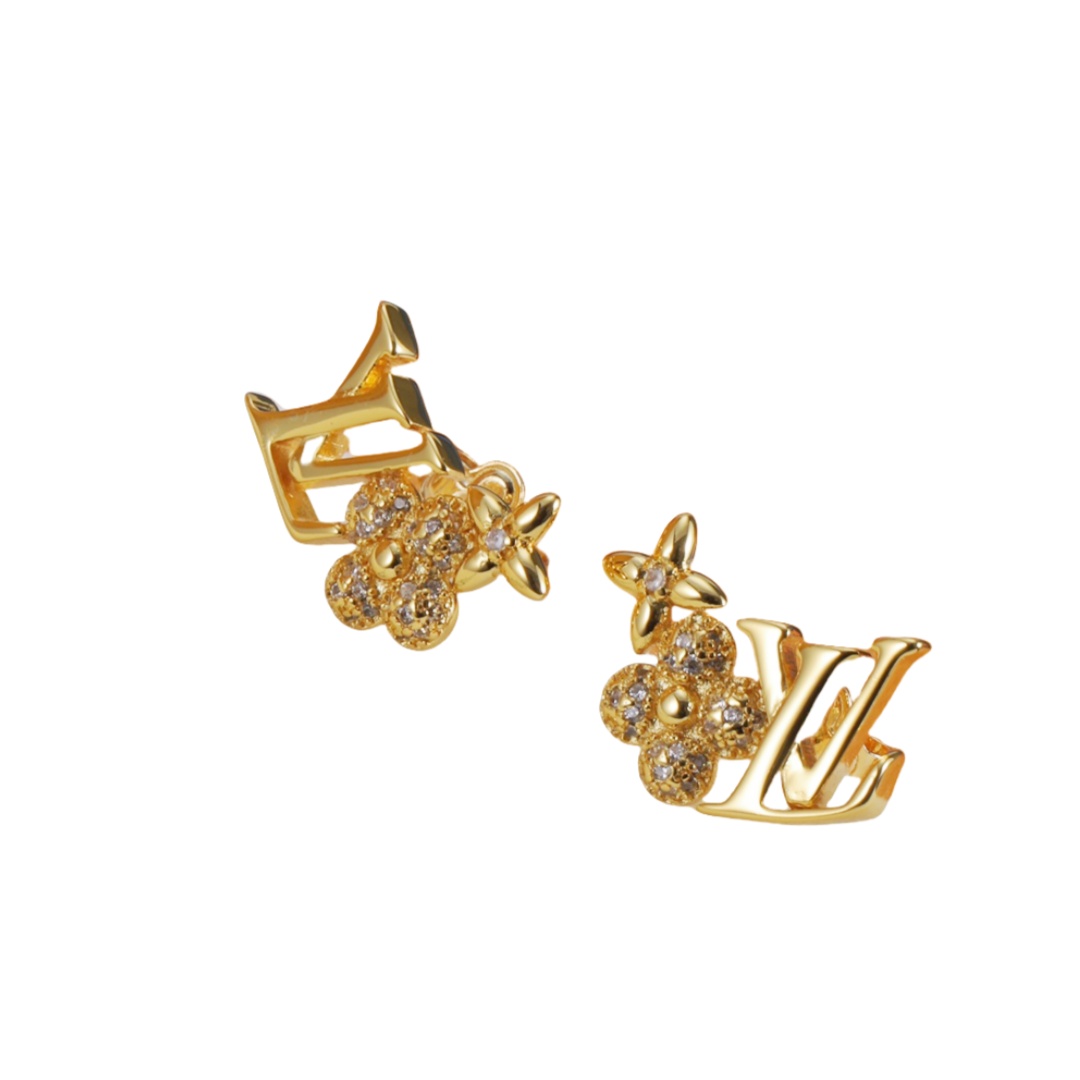 LVE012 Studs diamond earrings flat back earrings - ccjewelryacc