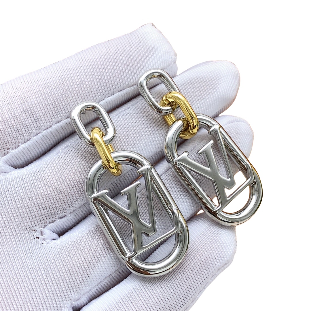 LVE026 Everyday Chain VL Earrings - ccjewelryacc