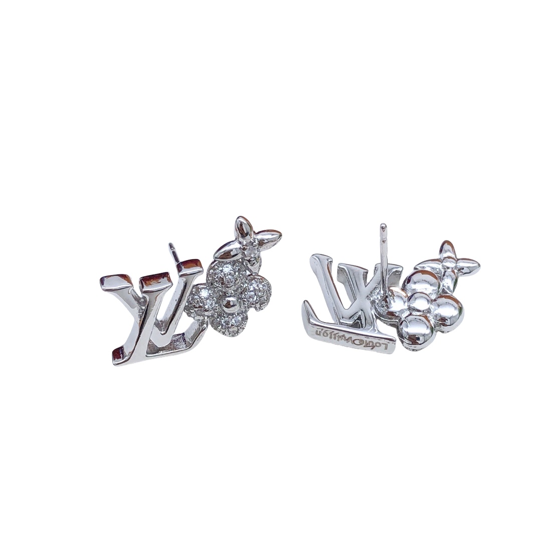 LVE012 Studs diamond earrings flat back earrings - ccjewelryacc