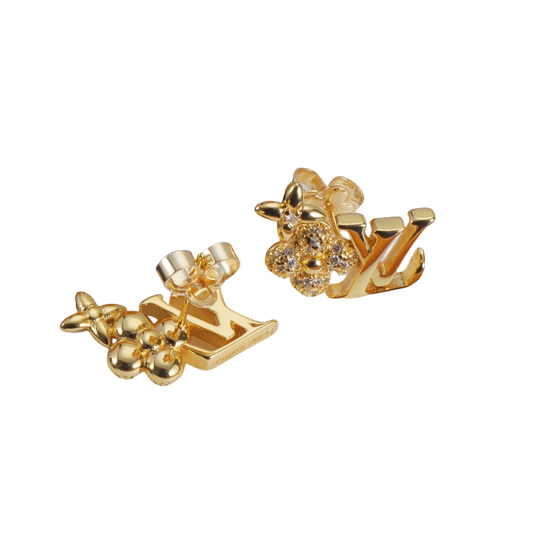LVE012 Studs diamond earrings flat back earrings - ccjewelryacc