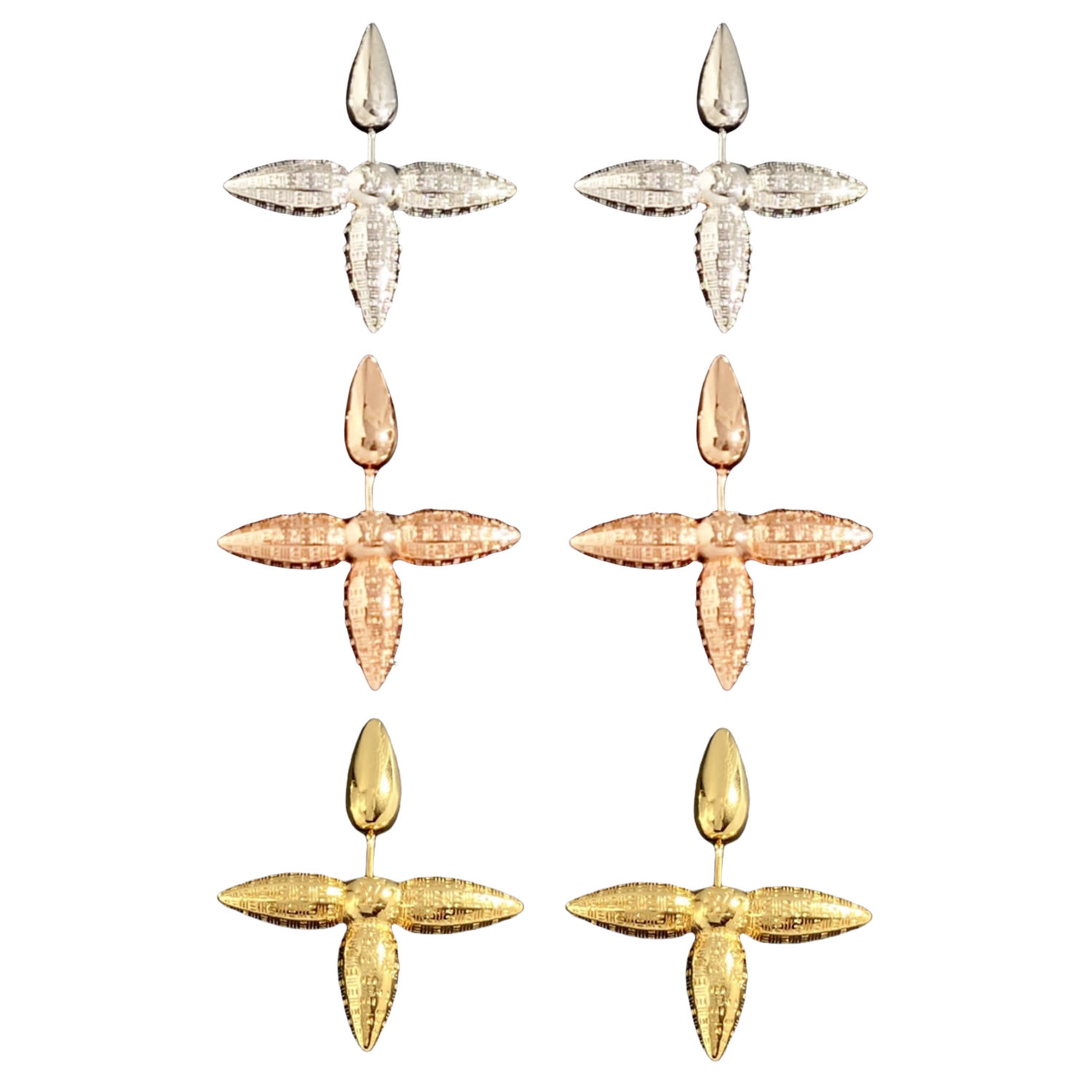 LVE036 Louisette stud Earrings - ccjewelryacc
