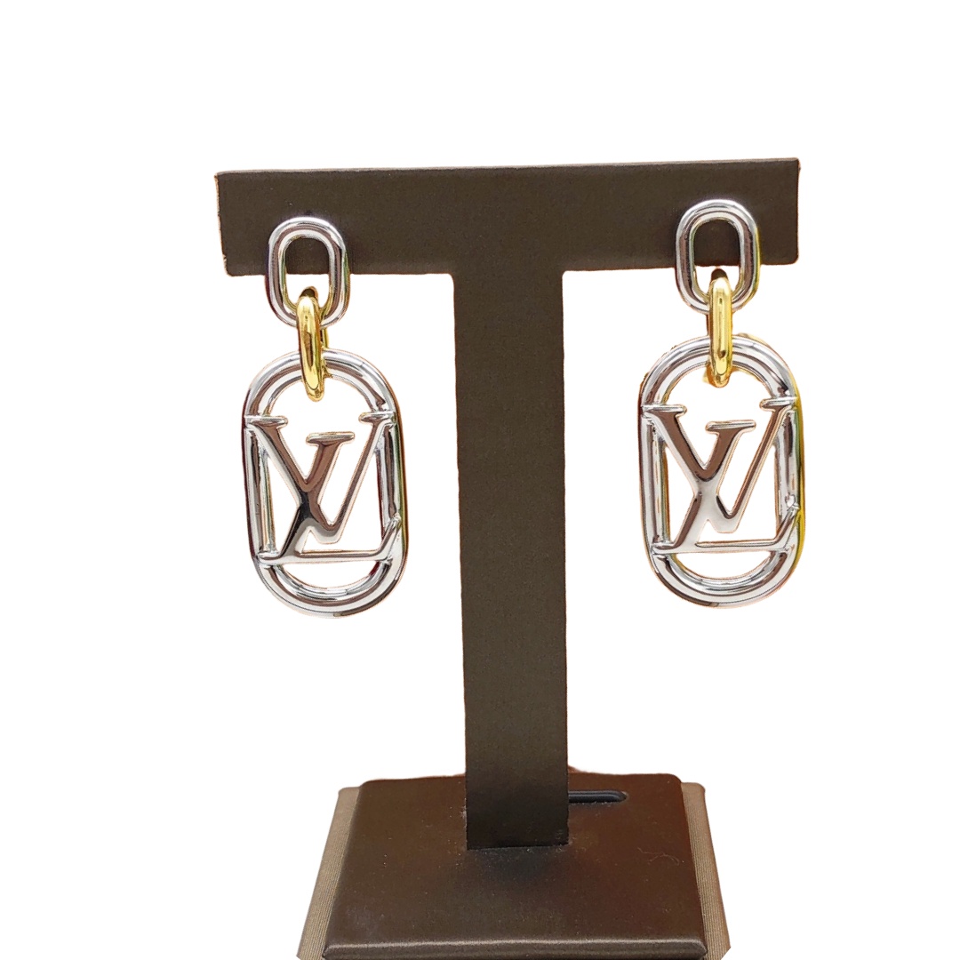 LVE026 Everyday Chain VL Earrings - ccjewelryacc