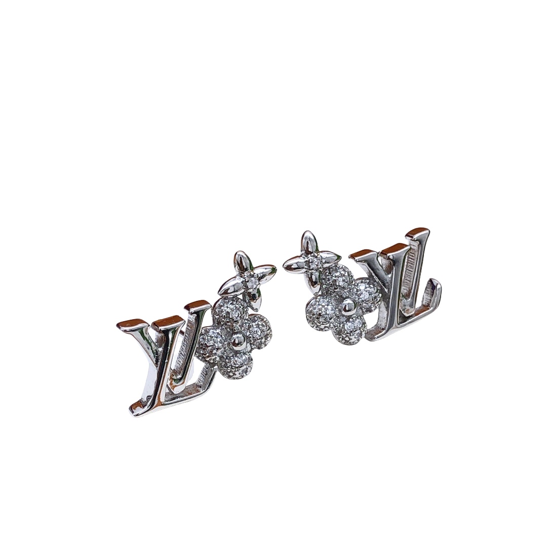 LVE012 Studs diamond earrings flat back earrings - ccjewelryacc