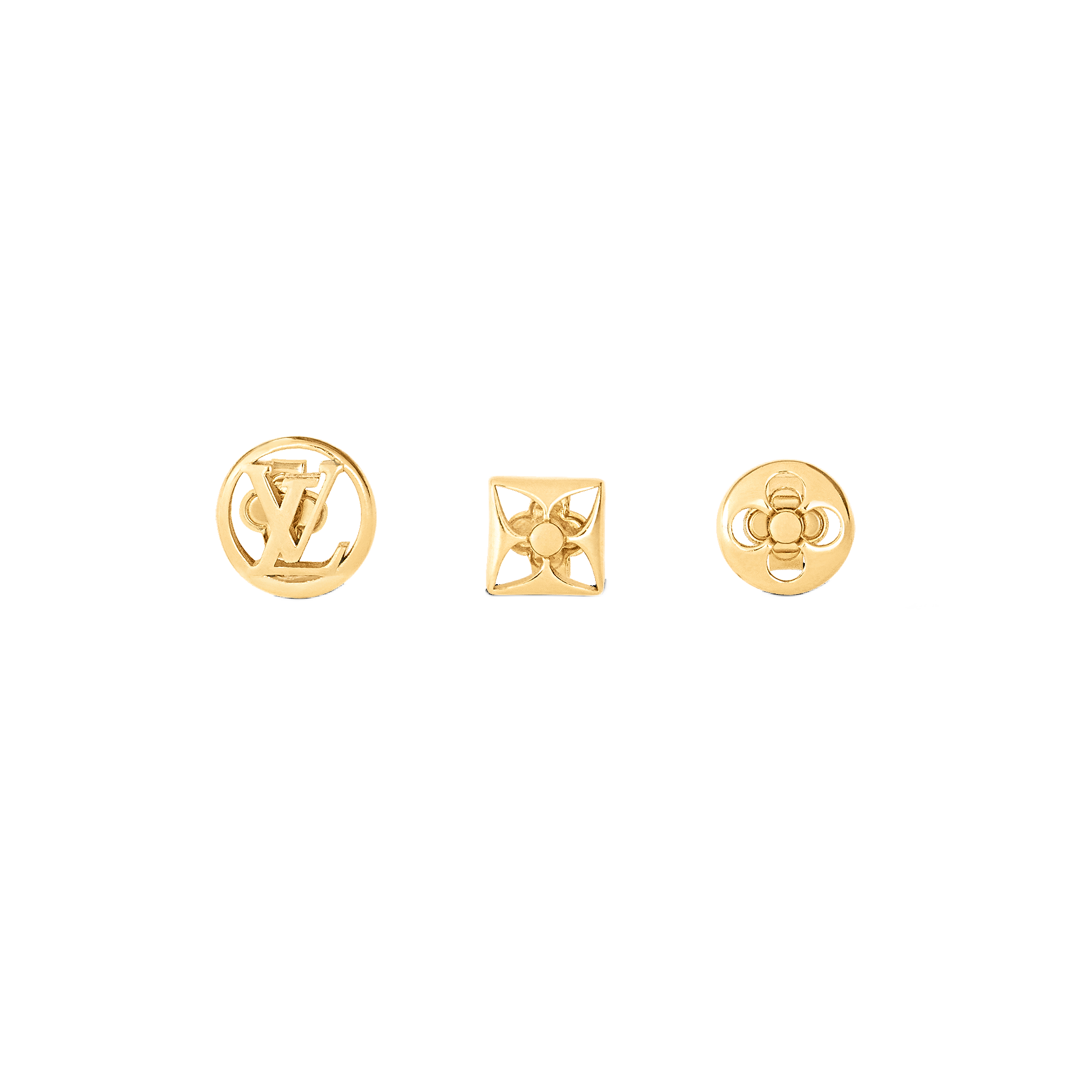 LVE028 M00395 Crazy in Lock Earrings Set - ccjewelryacc