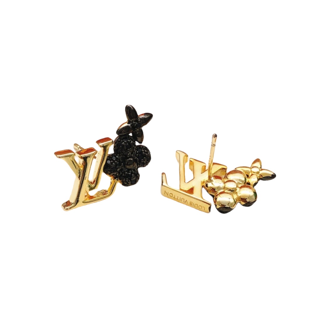 LVE012 Studs diamond earrings flat back earrings - ccjewelryacc