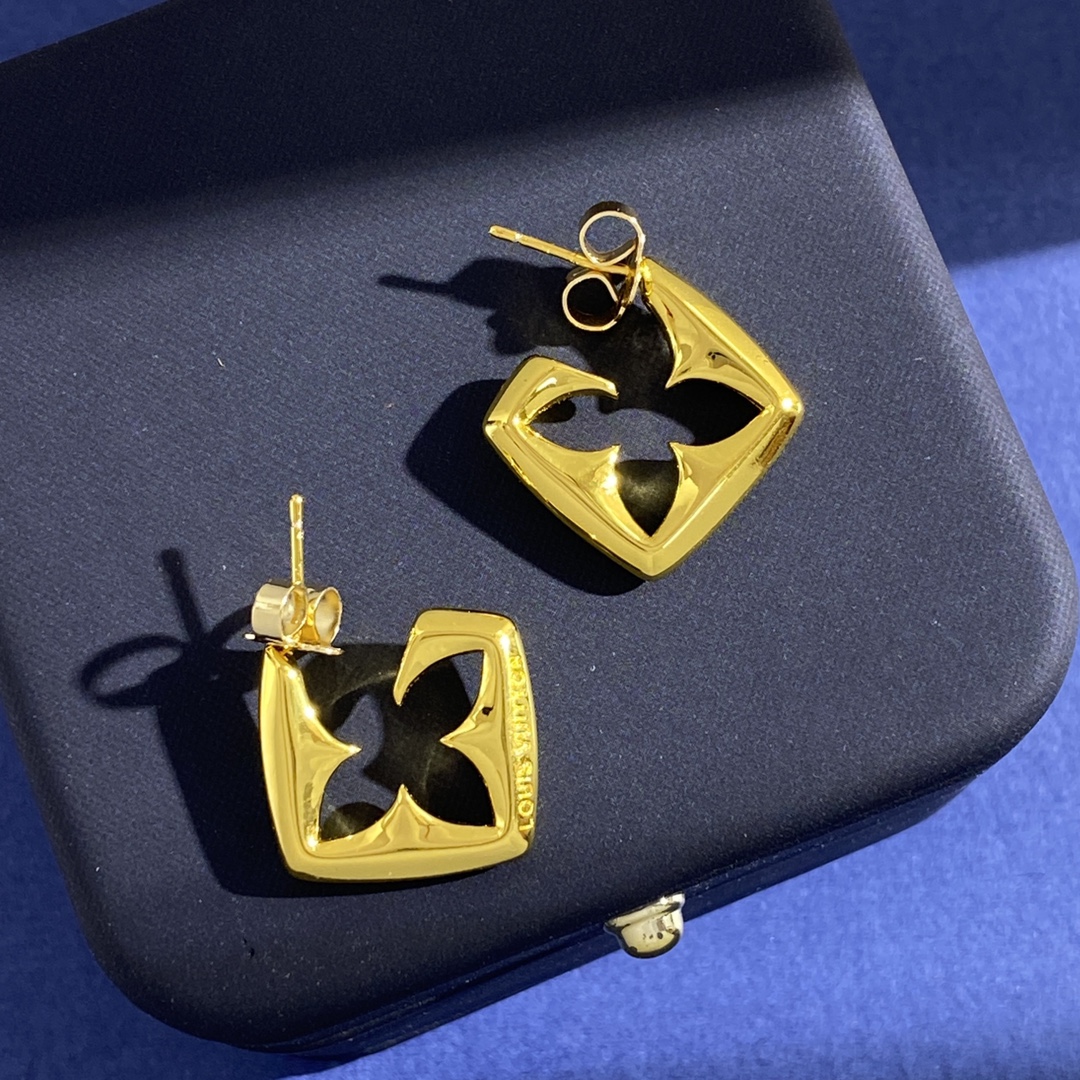 LVE043 M02035 Puffygram Earrings - ccjewelryacc