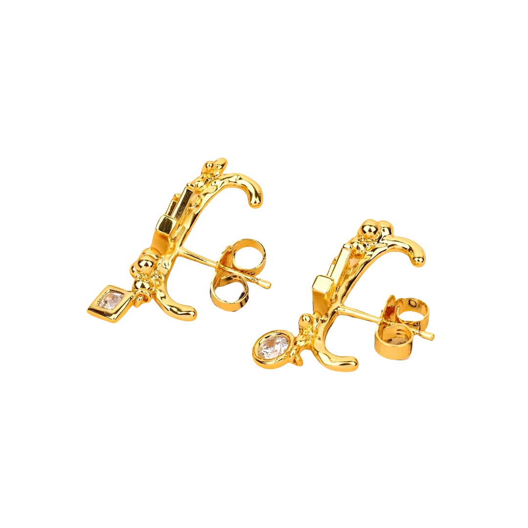 LVE032 Vuitton flowerful earrings - ccjewelryacc