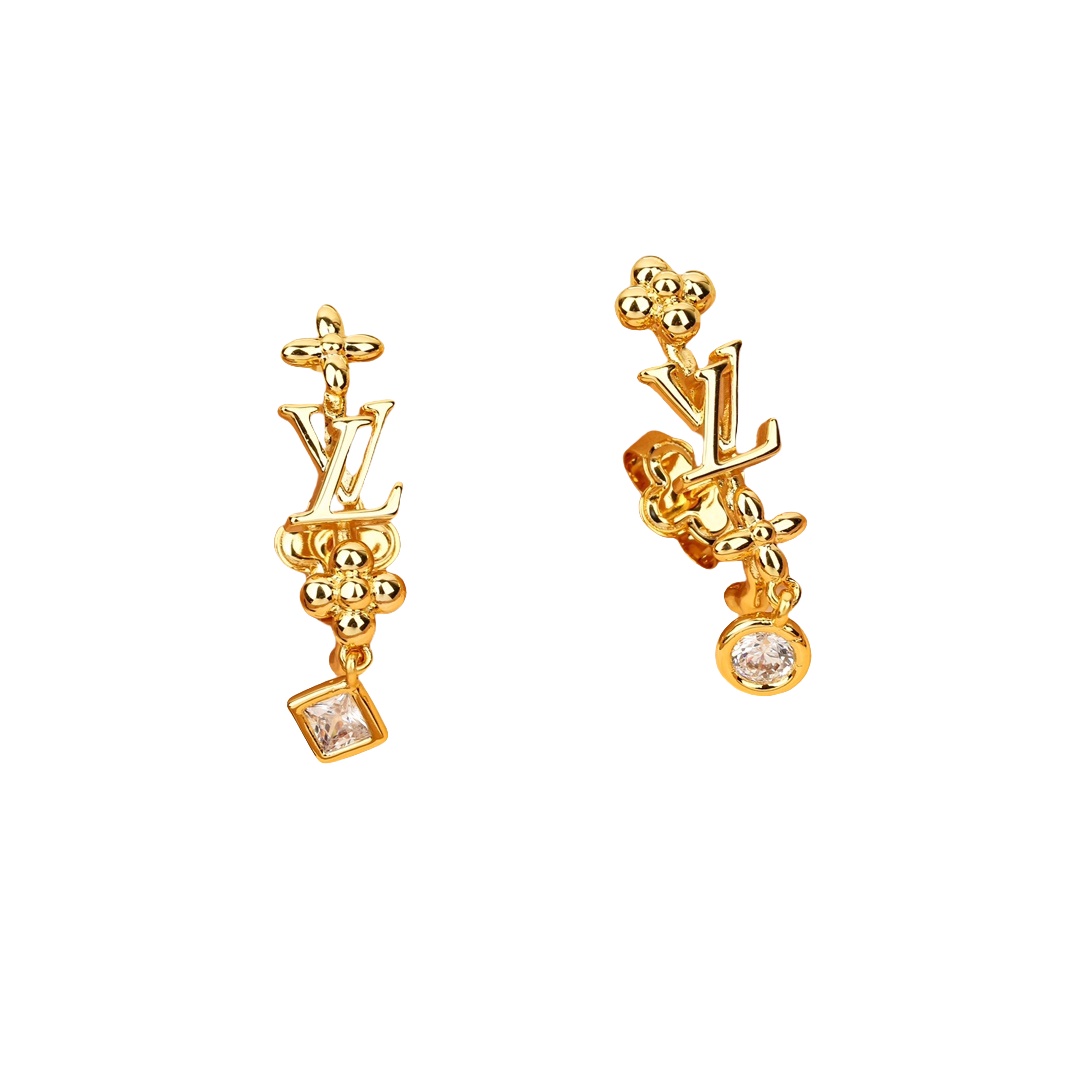 LVE032 Vuitton flowerful earrings - ccjewelryacc