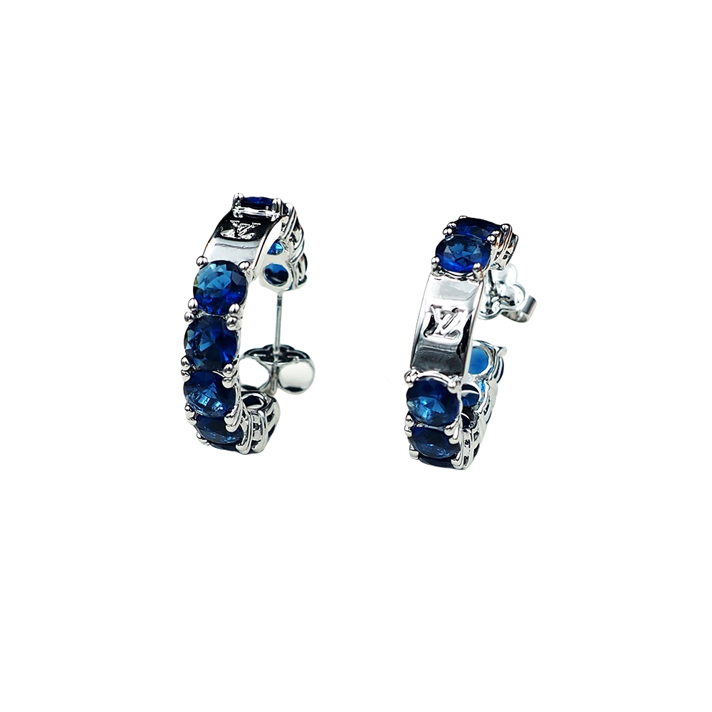 LVE097 L&V Diamond hook earring - ccjewelryacc