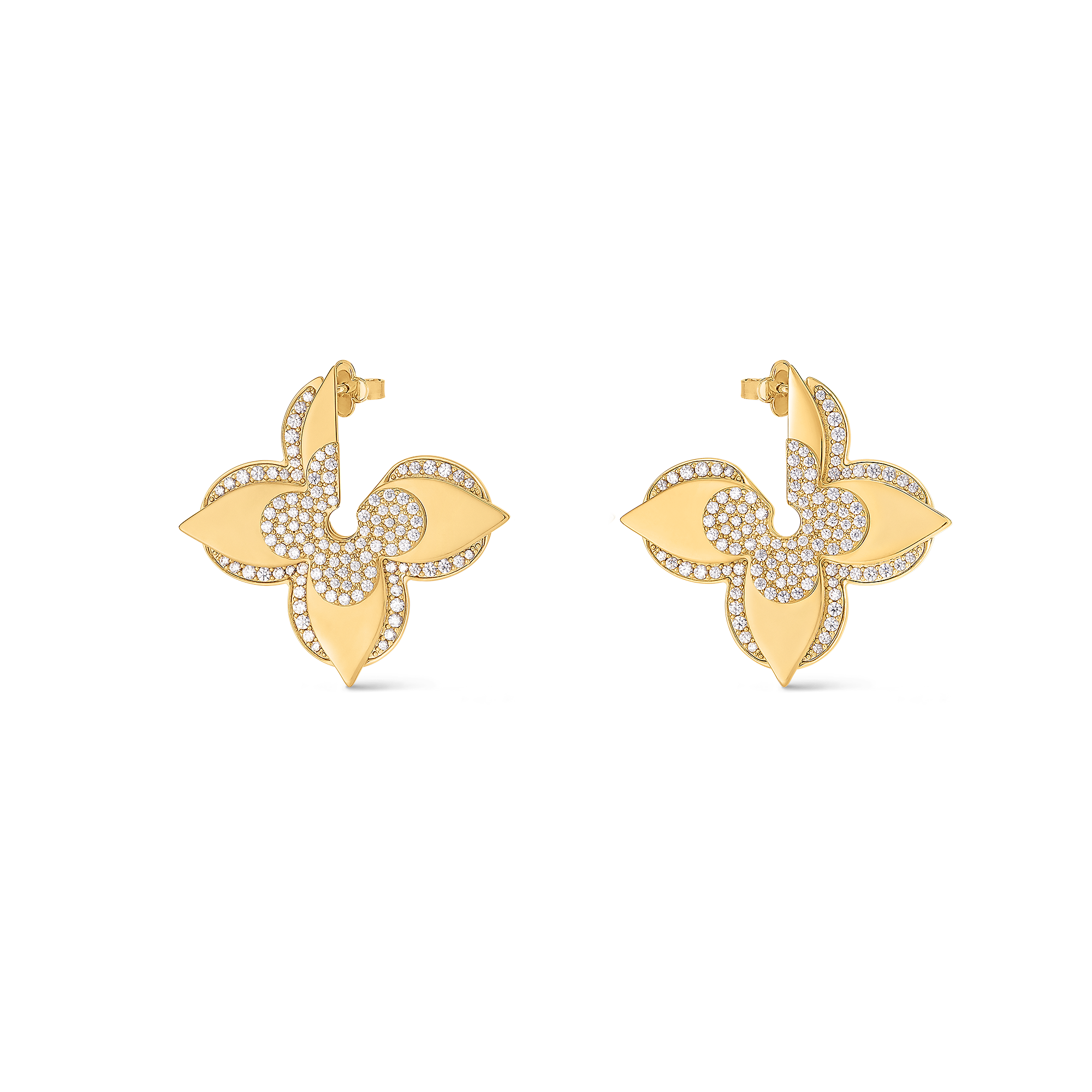 LVE052 L&V Medaillon Earrings - ccjewelryacc