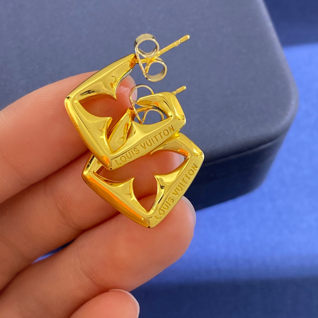 LVE043 M02035 Puffygram Earrings - ccjewelryacc