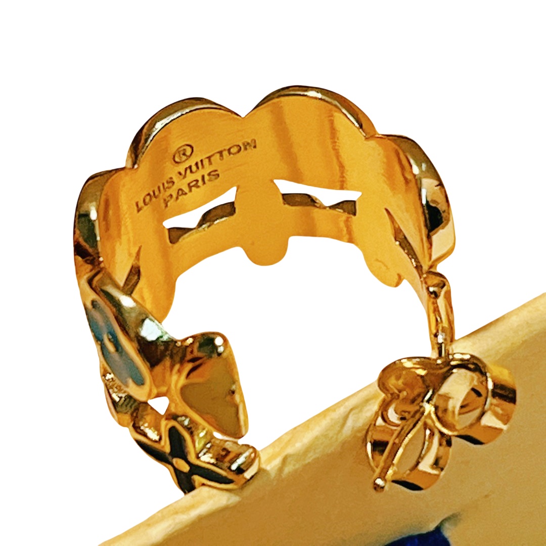 LVE038 M01039 MNG Party Earring in metal and enamel - ccjewelryacc