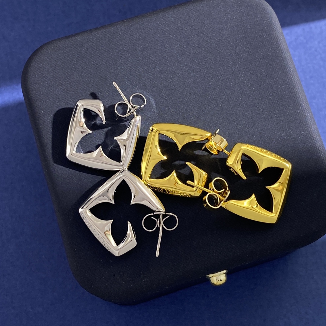 LVE043 M02035 Puffygram Earrings - ccjewelryacc