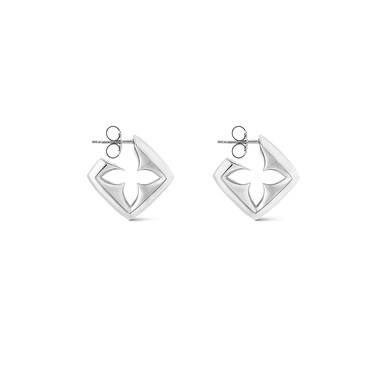 LVE043 M02035 Puffygram Earrings - ccjewelryacc