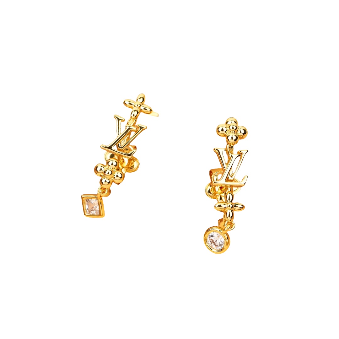 LVE032 Vuitton flowerful earrings - ccjewelryacc