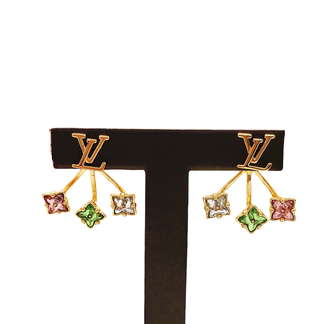 LVE075 Loulougram Earrings - ccjewelryacc