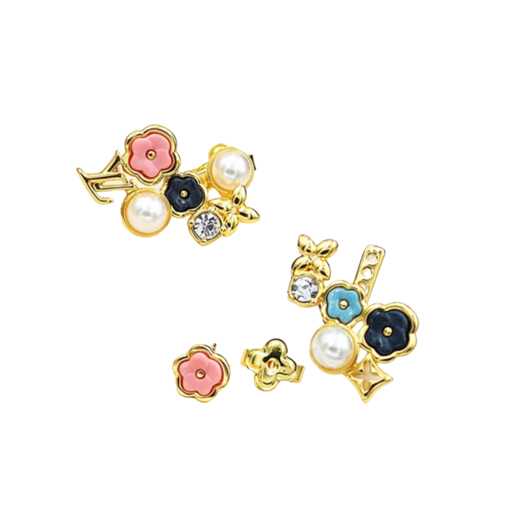 LVE099 L&V M01642 Botanica Earrings - ccjewelryacc