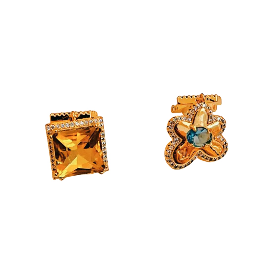LVE114 L&V PARADISE STONE stud earring by Tyler - ccjewelryacc