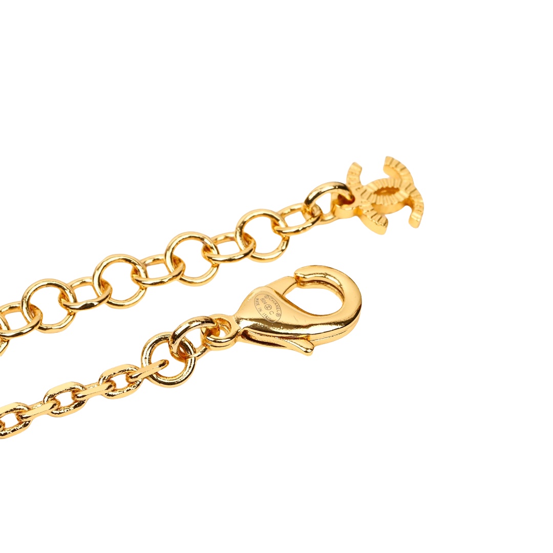 CCN236 24C Star CC Logo choker necklace - ccjewelryacc