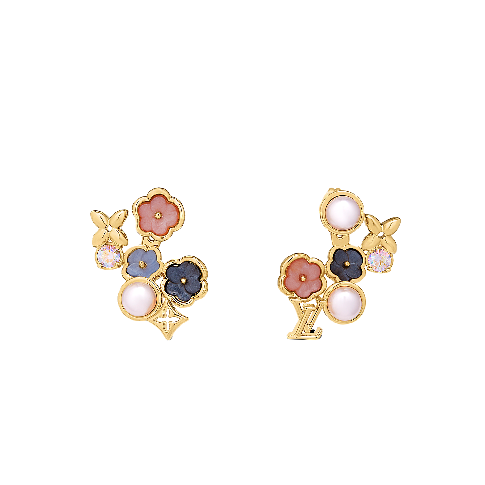 LVE099 L&V M01642 Botanica Earrings - ccjewelryacc