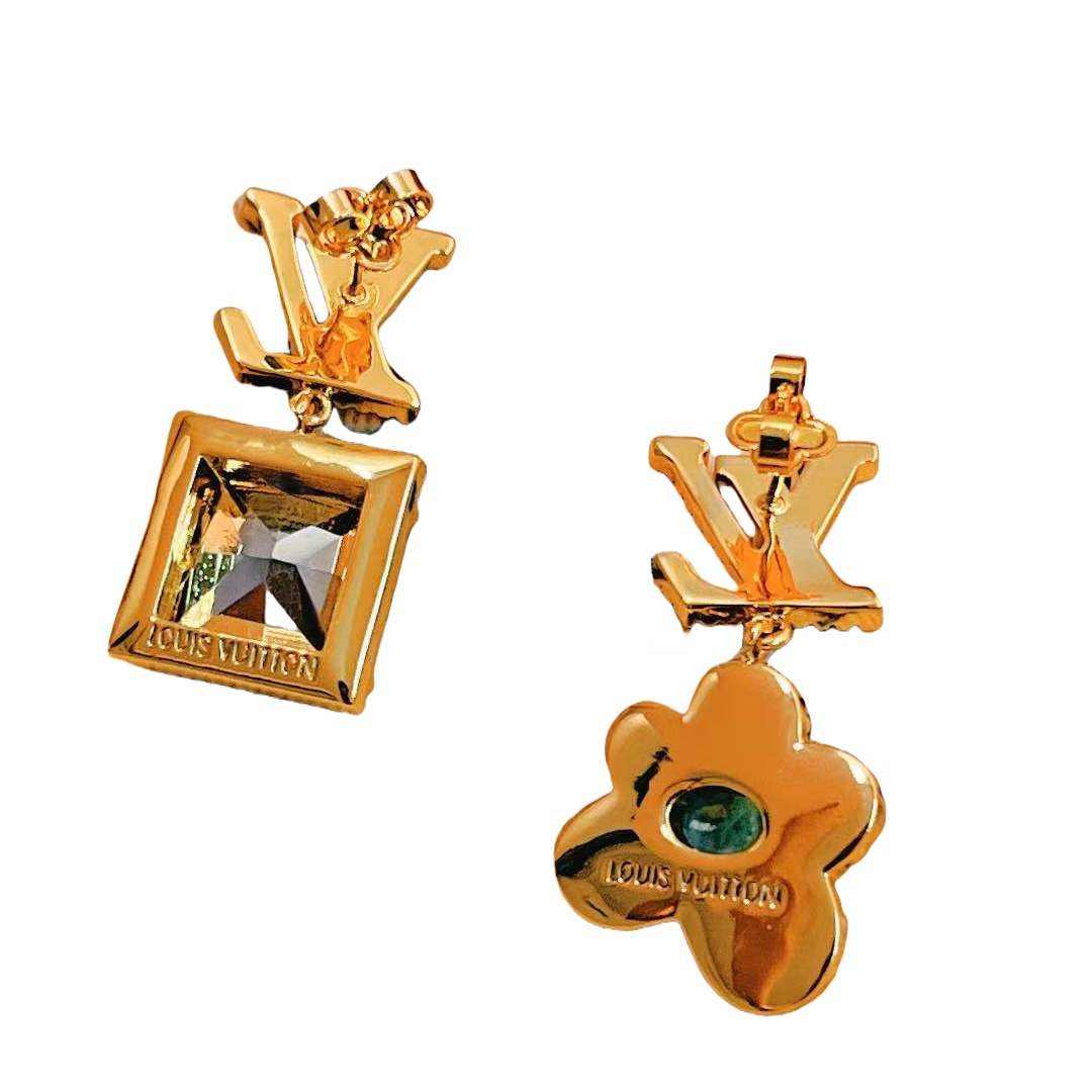 LVE114 L&V PARADISE STONE stud earring by Tyler - ccjewelryacc