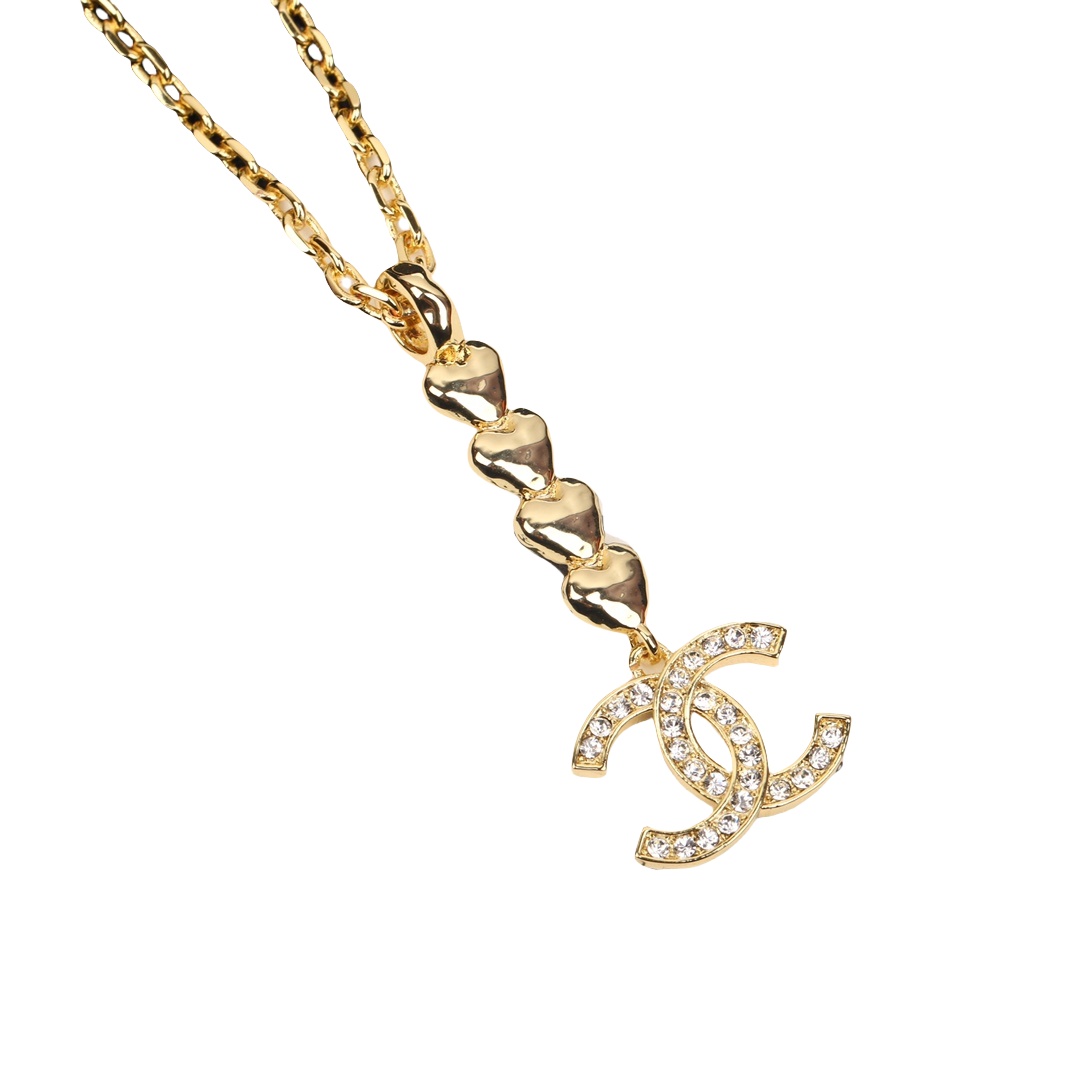 CCN317 23P heart CC pendant Necklace - ccjewelryacc