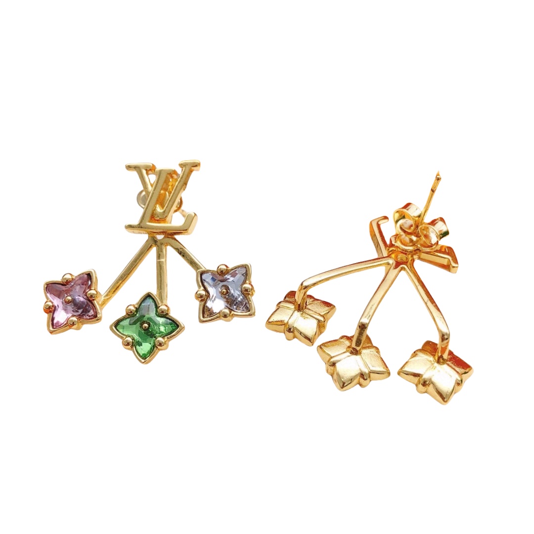 LVE075 Loulougram Earrings - ccjewelryacc